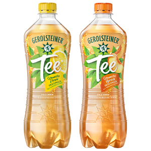 Gerolsteiner Tee Schwarztee Zitrone & Schwarztee Pfirsich 0,75l kaufen