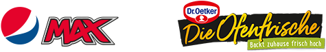 Dr.Oetker Die Ofenfrische x Pepsi Max Logos